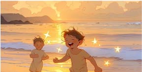 enfant massage du ventre